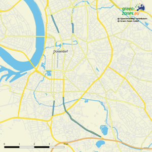 Umweltspuren Düsseldorf (NOx) - Deutschland